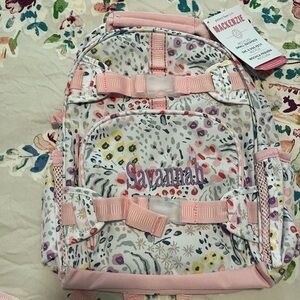 “savannah” embroidered Mackenzie pottery barn backpack
